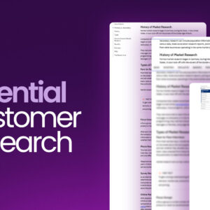 Potential Customer Research